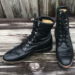 Justin vintage  style 620 boot in black sz 7
